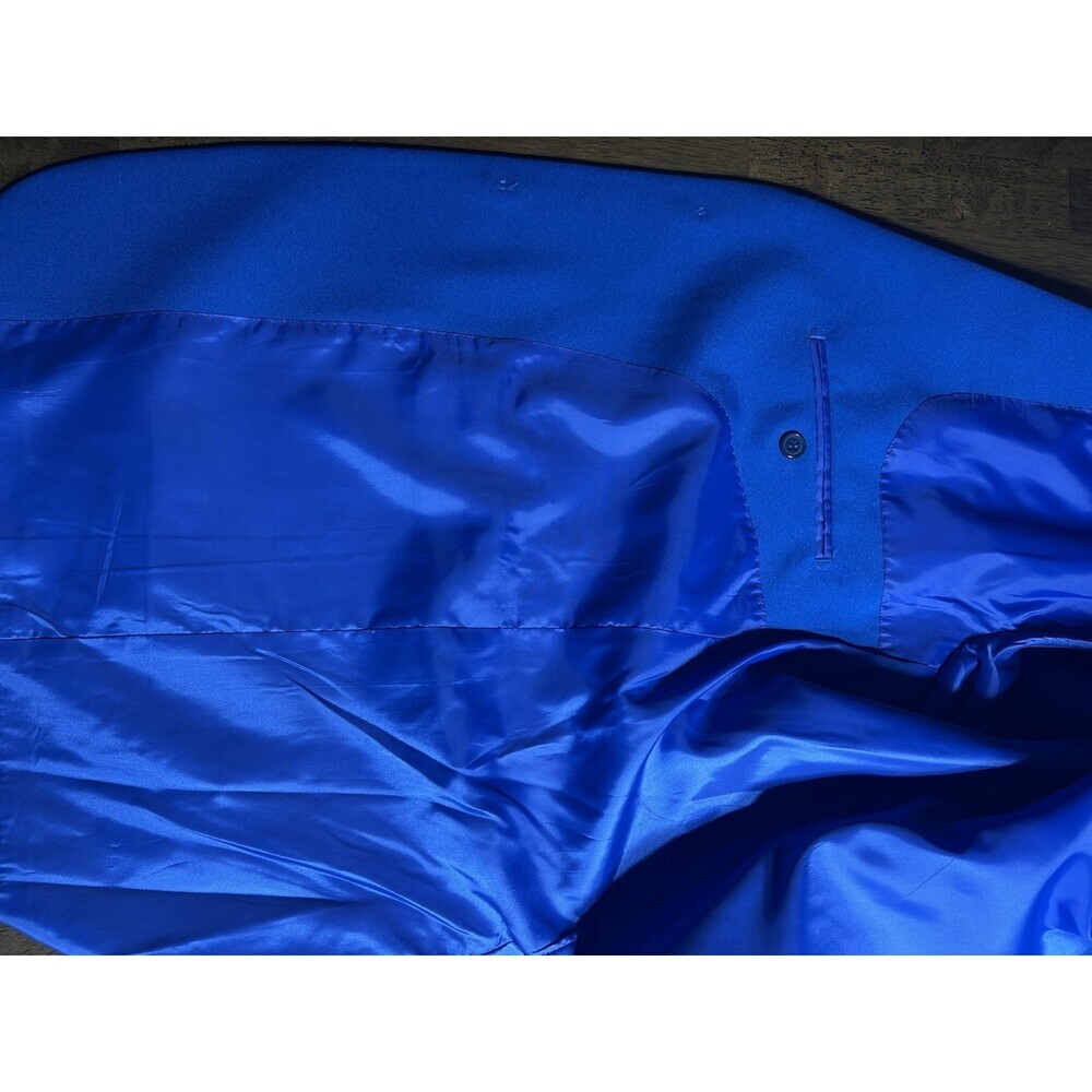 Lucci Suit NWT Sz 48L. Royal Blue, Pants Are 42x 48 Unhemed. Made In Italy - Picture 9 of 13